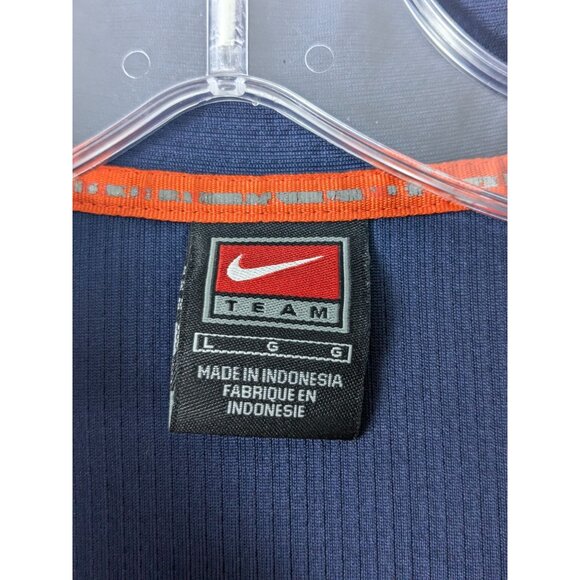 University of Illinois Fighting Illini Nike Team Sphere Dry Polo Shirt Large VTG - Picture 7 of 16